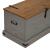 Cufă de depozitare HALDEN gri 91x48x47 cm lemn masiv de pin GartenMobel Dekor