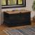 Cufă de depozitare HALDEN Negru 91x48x47 cm Lemn masiv de pin GartenMobel Dekor