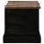 Cufă de depozitare HALDEN Negru 91x48x47 cm Lemn masiv de pin GartenMobel Dekor