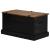 Cufă de depozitare HALDEN Negru 91x48x47 cm Lemn masiv de pin GartenMobel Dekor