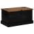 Cufă de depozitare HALDEN Negru 91x48x47 cm Lemn masiv de pin GartenMobel Dekor