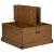 Cufă de depozitare HALDEN 91x91x47 cm din lemn masiv de pin GartenMobel Dekor