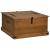 Cufă de depozitare HALDEN 91x91x47 cm din lemn masiv de pin GartenMobel Dekor