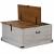 Cufă de depozitare HALDEN alb 91x91x47 cm lemn masiv de pin GartenMobel Dekor