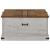 Cufă de depozitare HALDEN alb 91x91x47 cm lemn masiv de pin GartenMobel Dekor