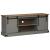 Dulap TV HALDEN 2 usi glisante gri 150x40x60 cm lemn masiv GartenMobel Dekor