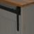Dulap TV HALDEN 2 usi glisante gri 150x40x60 cm lemn masiv GartenMobel Dekor