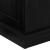 Dulap TV HALDEN 2 usi glisante negru 150x40x60 cm lemn masiv GartenMobel Dekor