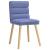 Scaune de sufragerie 2 buc țesătură Jeans Blue GartenMobel Dekor