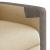 Fotoliu rabatabil, crem, material textil GartenMobel Dekor