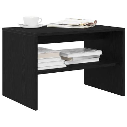 Dulap TV Stejar Negru 60x40x40 cm Lemn prelucrat GartenMobel Dekor