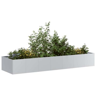 Jardinieră 280x80x40 cm oțel galvanizat GartenMobel Dekor