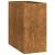 Jardinieră Rusty 40x80x80 cm Oțel pentru intemperii GartenMobel Dekor