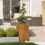 Jardinieră Rusty 40x80x80 cm Oțel pentru intemperii GartenMobel Dekor