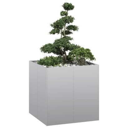 Jardinieră 80x80x80 cm oțel galvanizat GartenMobel Dekor