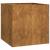 Jardinieră Rusty 80x80x80 cm Oțel pentru intemperii GartenMobel Dekor