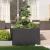 Jardinier negru 120x80x80 cm Oțel GartenMobel Dekor