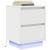 Noptiera cu lumini LED alb 38x34x50 cm GartenMobel Dekor