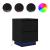 Noptiera cu lumini LED Negru 38x34x50 cm GartenMobel Dekor