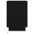 Noptiera cu lumini LED Negru 38x34x50 cm GartenMobel Dekor
