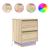 Noptiera cu lumini LED Stejar Sonoma 38x34x50 cm GartenMobel Dekor