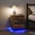 Noptiera cu lumini LED Stejar afumat 38x34x50 cm GartenMobel Dekor