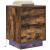 Noptiera cu lumini LED Stejar afumat 38x34x50 cm GartenMobel Dekor