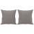 Canapea cu 2 locuri cu pernuțe, gri taupe, 140 cm, textil GartenMobel Dekor