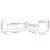 Set de canapele cu perne, 2 piese, gri deschis, material textil GartenMobel Dekor