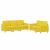 Set de canapele cu perne, 2 piese, galben deschis, textil GartenMobel Dekor