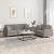 Set de canapele cu perne, 2 piese, gri taupe, textil GartenMobel Dekor