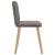 Scaune de sufragerie, 4 buc., gri taupe, material textil GartenMobel Dekor