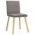 Scaune de sufragerie, 4 buc., gri taupe, material textil GartenMobel Dekor