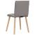 Scaune de sufragerie, 4 buc., gri taupe, material textil GartenMobel Dekor