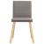 Scaune de sufragerie, 4 buc., gri taupe, material textil GartenMobel Dekor