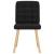 Scaune de sufragerie 6 buc. negru material textil GartenMobel Dekor