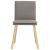 Scaune de sufragerie, 6 buc., gri taupe, material textil GartenMobel Dekor