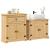 Set mobilier de baie „Corona”, 2 piese, lemn masiv de pin GartenMobel Dekor