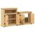 Set mobilier de baie „Corona”, 2 piese, lemn masiv de pin GartenMobel Dekor