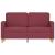 Canapea cu 2 locuri, roșu vin, 120 cm, material textil GartenMobel Dekor