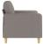Canapea cu 2 locuri, gri taupe, 120 cm, material textil GartenMobel Dekor