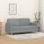 Canapea cu 2 locuri, gri deschis, 140 cm, material textil GartenMobel Dekor