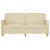 Canapea cu 2 locuri, crem, 140 cm, material textil GartenMobel Dekor