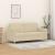 Canapea cu 2 locuri, crem, 140 cm, material textil GartenMobel Dekor