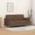 Canapea cu 2 locuri, maro, 140 cm, material textil GartenMobel Dekor