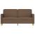 Canapea cu 2 locuri, maro, 140 cm, material textil GartenMobel Dekor