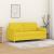 Canapea cu 2 locuri, galben deschis, 140 cm, material textil GartenMobel Dekor