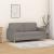 Canapea cu 2 locuri, gri taupe, 140 cm, material textil GartenMobel Dekor