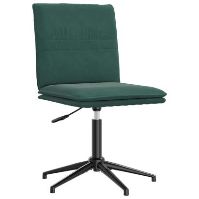 Scaun de bucătărie, verde închis, catifea GartenMobel Dekor