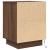 Noptiera cu lumini LED Stejar maro 38x34x50 cm GartenMobel Dekor